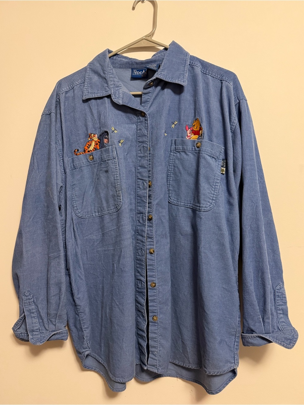 Denim Button-Up Shirt - Blue